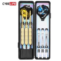 CyeLife 소프트 팁 다트 스포츠 엔터테인먼트 니켈 도금 구리 바디 나일론 로드 PET 비행 14g 16g 17g 18g 3 개, [11] 18g
