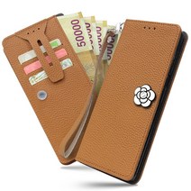 국내제작 몽테 꽃모양 장식 소가죽 지갑형 손목줄 카드수납 지폐수납 고급스런 심플한 디자인 휴대폰 핸드폰 다이어리 케이스 갤럭시 A50 A21 A31 A51