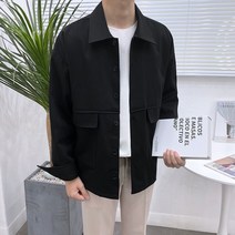 애드매이브 남자 코스 투포켓 오버핏 트러커 자켓 7컬러