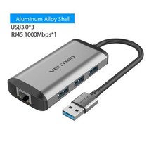 Vention-USB 이더넷 어댑터 USB 3.0 RJ45 Lan 허브 스위치 샤오미 박스 노트북 3/S 셋톱 Usb 네트워크 카드, USB 3.0-1000Mbps