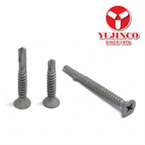 [유진] 나사 윙스크류 델타 백색 황색 외경4.2mm 4.8mm 5.5mm 1봉지, 12x50, 300개