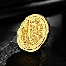 실링 왁스 청첩장 스티커 씰링 스탬프 세트 26 알파벳 글자 인감 웨딩 선물 용품, J