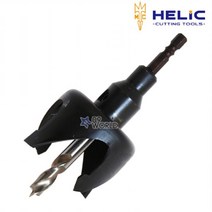 헬릭 실린더기리 세트 (하이스) 육각 실린더 홀쇼 HSS 목공용 도어 기리 홀소 천공 홀쏘