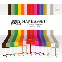 MANHASSET 4801 맨하셋 악보 보면대 -다양한 칼라의 예쁜 보면대, 기본보면대+보호캡, 매트블루