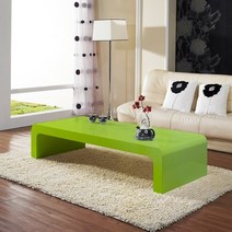 은목 75T 하이그로시도장 1200 거실테이블 쇼파테이블, 노랑