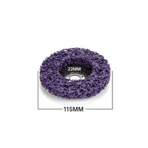 샌딩 휠 금속 연마 페인트 녹 제거 디스크 앵글 그라인더 액세서리 도구, [05] Purple 22x115mm