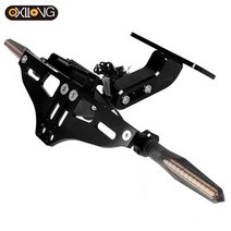 혼다 CBR500R 용 CBR 500R 2013 후면 라이센스 플레이트 테일 프레임 브래킷 회전 신호등, 12 A set with lights