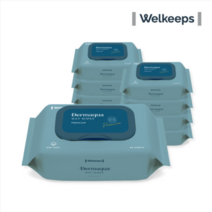 웰킵스 더마쿠아 프리미엄 아기물티슈, 10팩, 6개