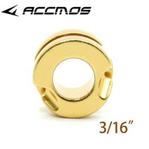 양궁 컴파운드 보우 액세서리용 1/8 인치 1/4 3/16 1 개 금속 핍사이트, 2-gold-m