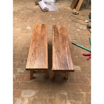 고재테이블 통원목 엔틱 식탁 상판 나무, 벤치 80 x 25 x 45
