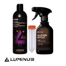 [타월 및 소분용기증정] 루미너스 데몬 산성 휠샴푸 딜루션보틀 희석용기 세트 휠세정제 휠클리너 500ml