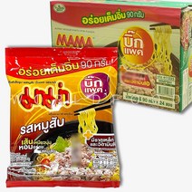 태국라면 MAMA 마마 민스드 포크 점보 90g WORLDFOOD THAI NOODLE, 24개입
