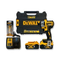 디월트 충전임팩드라이버 20V 5.0AH 브러쉬리스 드릴 + 배터리 2p + 충전기 + 가방 세트 DCF887P2A, 1세트