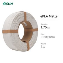 ESUN PLA 매트 3D 프린터 필라멘트 프린터용 문구 소재 175mm 치수 003mm 1kg 22 LBS 스풀, [11] Milky White 2, Milky White 2