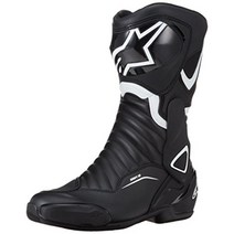 알파인스타 SMX63017 오토바이 부츠, 검정 흰색