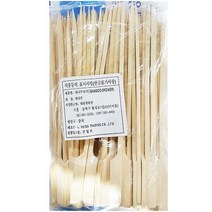업소용 식자재 손잡이 대나무꼬지 18Cm 100입 X100, 없음
