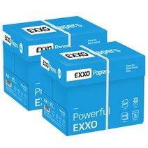 엑소(EXXO) A4 복사용지(A4용지) 75g 2BOX(5000매)