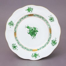 [헤렌드]아포니 그린 디저트 플레이트17cm, 없음