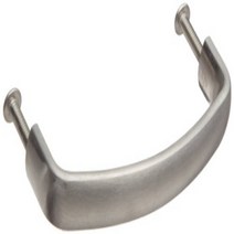 Sugatsune EK-R 316 Stainless Steel Pull Handle Satin Finish Threaded Holes Oval Grip 3-1/2