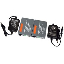 1인방송 라이브장비 1쌍 Htb-3100 미디어 변환기 섬유 트랜시버 단일 SC 10/100M 모드, [02] with normal adapter