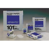 일본/ADVANTEC 정성여과지 No.2/지름 185mm 1팩 100개입, 1개
