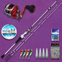 쭈갑낚시 실속형 올인원10종 세트 (C145우세팅함), 단품