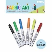 [두두엠] 패브릭아트 마커 6색