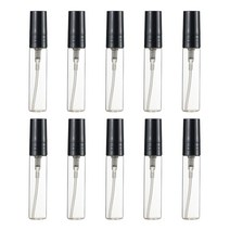 27리빙 간편한 충전 휴대용 향수 공병, pp캡 블랙 5ml 10개