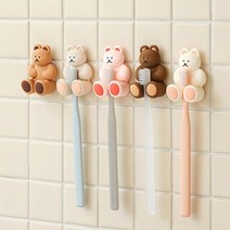 DONATDONAT 실리콘 칫솔걸이, 초코, 초코, 1개