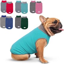 강아지수면조끼 누빔조끼 실내복cyeollo 2 Pack Fleece Dog Sweater, 04 X-Large_05 그레이 & 핑크