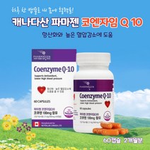 혈압에좋은 영양제 코엔자임 Q10 효능 항산화제 항산화 혈압보조식품 혈압강하, 1개 코엔자임Q10 (2개월분)