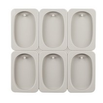 몰드몰 실리콘몰드 - 오벌 ( 6구 ) 타블렛몰드 타블렛라운딩몰드