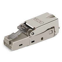 CAT6A 차폐 크리스탈 헤드 FTP RJ45 커넥터 금속 모듈 도구-10Gbps 서버 네트워크 용 무료 플러그 컴퓨터, 01 41mmX16mmX14mm_03 Black