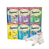 템테이션 고양이 간식, 부드러운 우유맛 160g, 3개