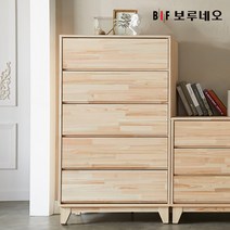 앳홈 편백나무 5단 서랍장, 내추럴