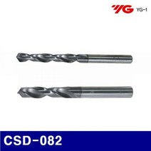 GDG5556 와이지원 206-0995 초경코팅드릴 CSD-082 D8.2X8.2X50X85 (H4401082) (1EA) 공작/절삭/초경드릴/초경