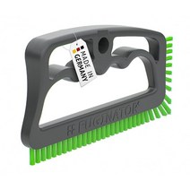 Fuginator 타일 그라우트용 스크럽 브러시: 뻣뻣한 나일론 빗살 브러시 - 바닥 조인트 솔기용 욕조 샤워 스크러버 욕실 주방용 청소용 용품, Grey/Green