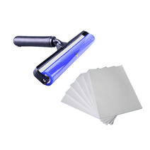 클린룸 먼지 파티클 제거 크린룸용 실리콘 핸드 롤러 DCR 패드, 클린룸 실리콘 롤러