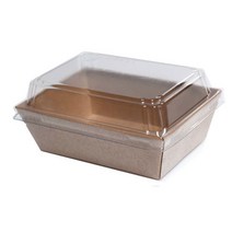 샐러드&샌드위치 직사각 DRP-8 크라프트(100개/SET)