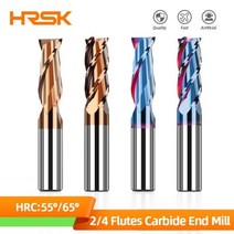 합금 텅스텐 스틸 밀링 카바이드 엔드 밀 커터 C 머시닝 코팅, 02 1pc HRC55 4F_07 d3.5xD4x50L