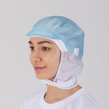 모던위생복 식품위생복 위생모자 MD-5607(무진모자) HACCP위생모자 남여공용 위생모 식품공장 위생모자, 블루, 1개