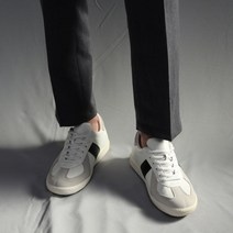 쥬비샵 5.5cm 인조가죽 & 스웨이드 믹스 독일군 키높이 스니