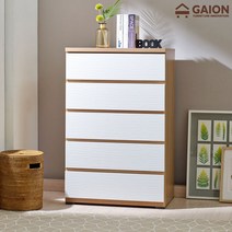 가이온 비트 5단 800 서랍장, 아카시아화이트