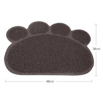 고양이모래 벤토나이트 저렴한 먼지없는 추천 모래고양이 배변 트래핑 매트 패드 30*40cm PVC 탄성 섬유 상, 03 Coffee