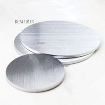 함석판 절단 알류미늄 판 100mm 두꺼운 1mm 2mm 3mm 5mm 6mm 알루미늄 디스크 원형 플레이트 납작한 뒤통수 라운드 부식 방지 시트 레이저, 2x100mm 1pc