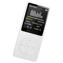 64GB 블루투스 MP3 플레이어 FM 라디오 녹음기 HIFI 스포츠 음악 스피커, 하얀색