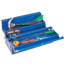 나sesp+철재공구함-양쪽개폐형2단 STB126 370x160x123mm(1EA) 공구집 케이스 부품가방 차량용함 상자 공구함 부속함 보관 부품함 다용도멀티박스 전기♥escapee, ♥newvel