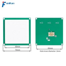 풀 사이즈 맞춤형 커넥터 케이블 길이 UHF RFID 860960Mhz 15.5dBi 리더 모듈용 세라믹 안테나, [05] 120mm IPEX EU