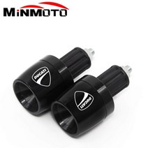 오토바이 핸들 바 그립 캡 플러그 Ducati 400 620 695 696 796 821 MONSTER 899 959 1199 Panigale 848 /EV, 06 Black