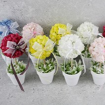 투영스 꽃담화분 납골당 봉안당리스 꽃장식조화 성묘 추묘꽃, 진핑크